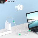 Alogy Ładowarka Zasilacz do Apple MacBook Alogy Universal Charger Kabel 2m USB-C do USB-C Szybkie ładowanie PowerDelivery PD 61W Biały