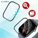 Alogy Szkło Hybrydowe do Apple Watch 10 46mm Alogy 3D Glass z czarną ramką
