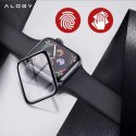 Alogy Szkło Hybrydowe do Apple Watch 10 46mm Alogy 3D Glass z czarną ramką