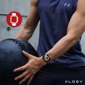 Alogy Szkło Hybrydowe do Apple Watch 10 46mm Alogy 3D Glass z czarną ramką