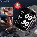 Alogy Szkło Hybrydowe do Apple Watch 10 46mm Alogy 3D Glass z czarną ramką