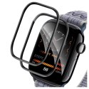 Alogy Szkło Hybrydowe do Apple Watch 10 46mm Alogy 3D Glass z czarną ramką