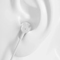 Dudao Dudao dokanałowe słuchawki zestaw słuchawkowy z pilotem i mikrofonem 3,5 mm mini jack biały (X10 Pro white)