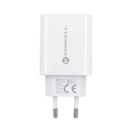 Forcell Ładowarka Forcell 20W USB-C PD QC 4.0 + Kabel Lightning do iPhone 12 13 14