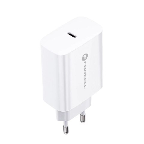 Forcell Ładowarka Forcell 20W USB-C PD QC 4.0 + Kabel Lightning do iPhone 12 13 14 Forcell Ładowarka Forcell 20W USB-C PD QC 4.0 + Kabel Lightning do iPhone 12 13 14