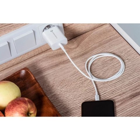 Forcell Ładowarka Forcell 20W USB-C PD QC 4.0 + Kabel Lightning do iPhone 12 13 14 Forcell Ładowarka Forcell 20W USB-C PD QC 4.0 + Kabel Lightning do iPhone 12 13 14
