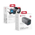 Forcell Ładowarka biurkowa Forcell GaN III 100W 2xUSB-C 2xUSB-A PD QC SFC