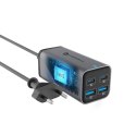 Forcell Ładowarka biurkowa Forcell GaN III 100W 2xUSB-C 2xUSB-A PD QC SFC