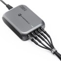 Forcell Ładowarka biurkowa Forcell GaN III 200W 3xUSB-C 2xUSB-A PD QC SFC