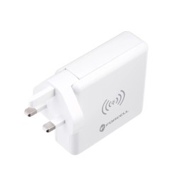 Forcell Ładowarka podróżna Forcell 4w1 8000mAh QC3.0 USB-C Powerbank Indukcja