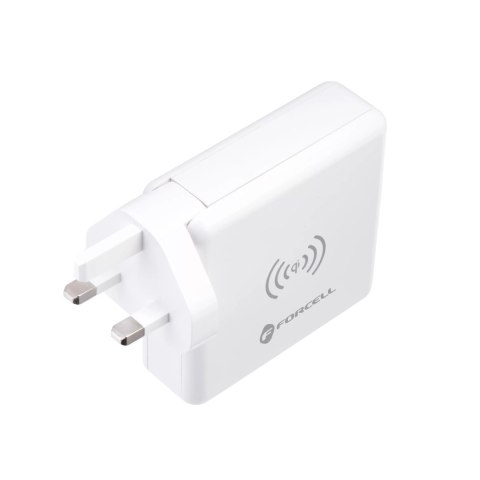 Forcell Ładowarka podróżna Forcell 4w1 8000mAh QC3.0 USB-C Powerbank Indukcja Forcell Ładowarka podróżna Forcell 4w1 8000mAh QC3.0 USB-C Powerbank Indukcja