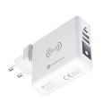 Forcell Ładowarka podróżna Forcell 4w1 8000mAh QC3.0 USB-C Powerbank Indukcja