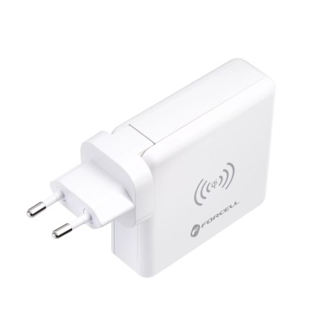 Forcell Ładowarka podróżna Forcell 4w1 8000mAh QC3.0 USB-C Powerbank Indukcja Forcell Ładowarka podróżna Forcell 4w1 8000mAh QC3.0 USB-C Powerbank Indukcja