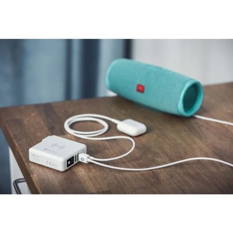 Forcell Ładowarka podróżna Forcell 4w1 8000mAh QC3.0 USB-C Powerbank Indukcja Forcell Ładowarka podróżna Forcell 4w1 8000mAh QC3.0 USB-C Powerbank Indukcja