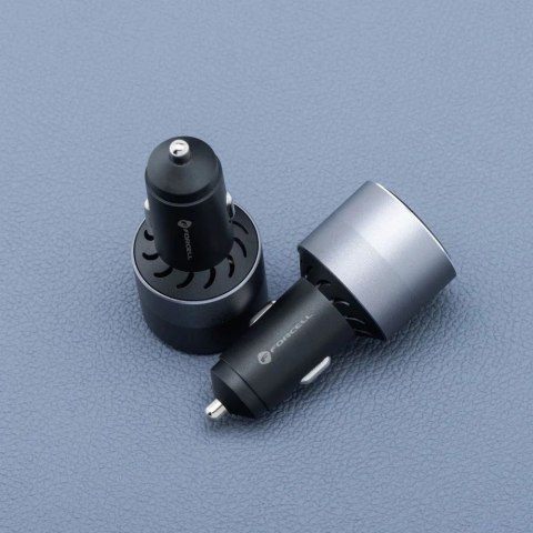 Forcell Ładowarka samochodowa Forcell 65W 2xUSB-C + USB-A Szybkie Ładowanie Forcell Ładowarka samochodowa Forcell 65W 2xUSB-C + USB-A Szybkie Ładowanie