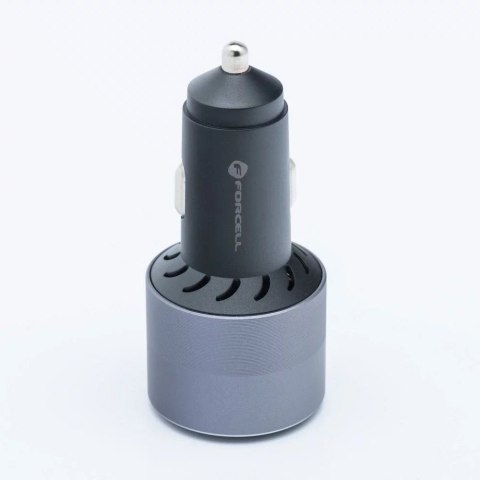Forcell Ładowarka samochodowa Forcell 85W 2xUSB-C + USB-A Szybkie Ładowanie Forcell Ładowarka samochodowa Forcell 85W 2xUSB-C + USB-A Szybkie Ładowanie