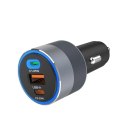 Forcell Ładowarka samochodowa Forcell 85W 2xUSB-C + USB-A Szybkie Ładowanie