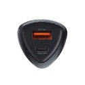 Forcell Ładowarka samochodowa Forcell Carbon 38W PD QC USB-C + USB 2x Szybka