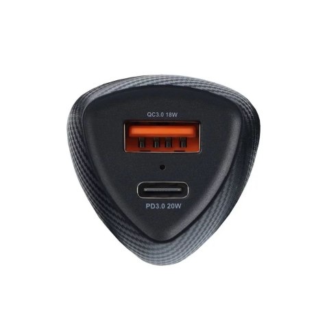 Forcell Ładowarka samochodowa Forcell Carbon 38W PD QC USB-C + USB 2x Szybka Forcell Ładowarka samochodowa Forcell Carbon 38W PD QC USB-C + USB 2x Szybka