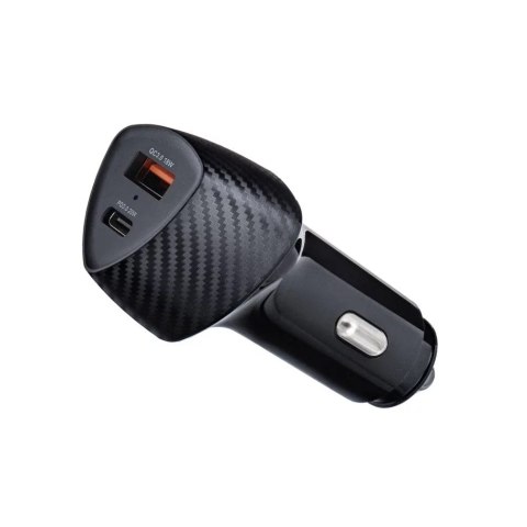 Forcell Ładowarka samochodowa Forcell Carbon 38W PD QC USB-C + USB 2x Szybka Forcell Ładowarka samochodowa Forcell Carbon 38W PD QC USB-C + USB 2x Szybka