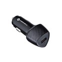 Forcell Ładowarka samochodowa Forcell Carbon QC 3.0 18W USB Czarna