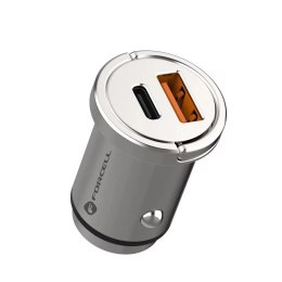 Forcell Ładowarka samochodowa Forcell F-Energy Mini 20W USB-C + USB-A