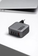 Forcell Ładowarka sieciowa Forcell GaN 100W 3xUSB-C 1xUSB-A PD QC SFC