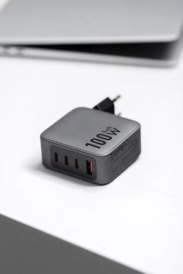 Forcell Ładowarka sieciowa Forcell GaN 100W 3xUSB-C 1xUSB-A PD QC SFC