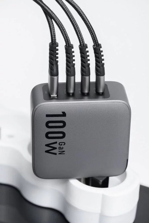 Forcell Ładowarka sieciowa Forcell GaN 100W 3xUSB-C 1xUSB-A PD QC SFC Forcell Ładowarka sieciowa Forcell GaN 100W 3xUSB-C 1xUSB-A PD QC SFC