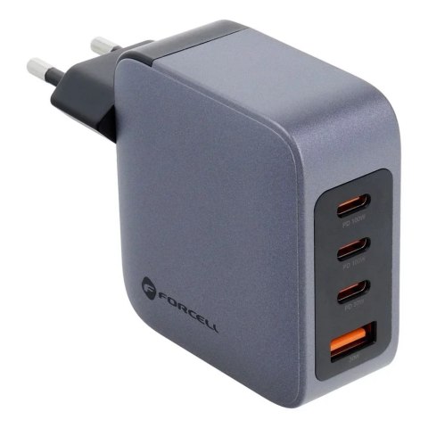 Forcell Ładowarka sieciowa Forcell GaN 100W 3xUSB-C 1xUSB-A PD QC SFC Forcell Ładowarka sieciowa Forcell GaN 100W 3xUSB-C 1xUSB-A PD QC SFC