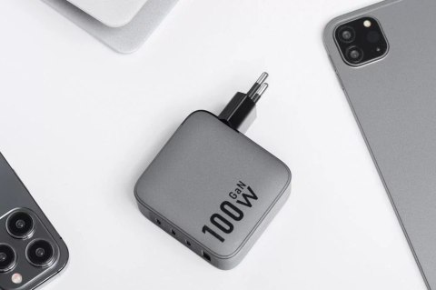 Forcell Ładowarka sieciowa Forcell GaN 100W 3xUSB-C 1xUSB-A PD QC SFC Forcell Ładowarka sieciowa Forcell GaN 100W 3xUSB-C 1xUSB-A PD QC SFC