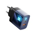 Forcell Ładowarka sieciowa Forcell GaN 45W USB-C + USB-A PD QC SFC Szara