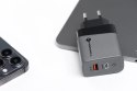 Forcell Ładowarka sieciowa Forcell GaN 45W USB-C + USB-A PD QC SFC Szara