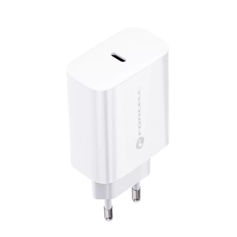 Forcell Ładowarka sieciowa USB-C 25W PD QC 4.0 Szybka Forcell do Samsung iPhone Forcell Ładowarka sieciowa USB-C 25W PD QC 4.0 Szybka Forcell do Samsung iPhone
