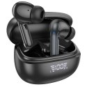 Hoco Słuchawki bezprzewodowe Bluetooth HOCO TWS ANC+ENC EQ5 Etui ładujące Czarne