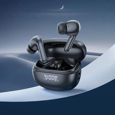 Hoco Słuchawki bezprzewodowe Bluetooth HOCO TWS ANC+ENC EQ5 Etui ładujące Czarne Hoco Słuchawki bezprzewodowe Bluetooth HOCO TWS ANC+ENC EQ5 Etui ładujące Czarne