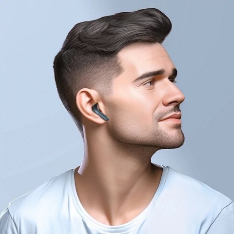 Hoco Słuchawki bezprzewodowe Bluetooth HOCO TWS ANC+ENC EQ5 Etui ładujące Czarne Hoco Słuchawki bezprzewodowe Bluetooth HOCO TWS ANC+ENC EQ5 Etui ładujące Czarne