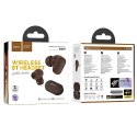 Hoco Słuchawki bezprzewodowe Bluetooth HOCO TWS EQ19 Etui Ładowarka Brązowe