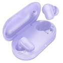 Hoco Słuchawki bezprzewodowe Bluetooth HOCO TWS EQ19 Etui ładujące Fioletowe