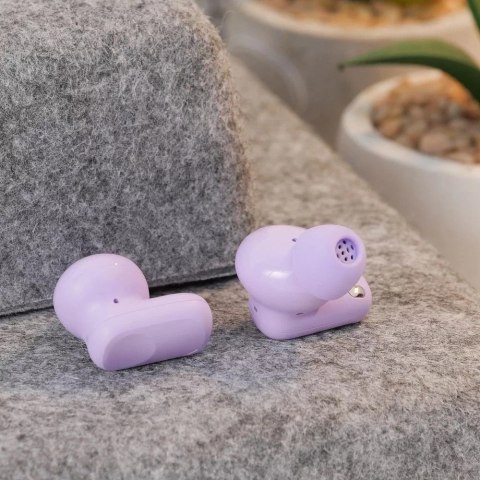 Hoco Słuchawki bezprzewodowe Bluetooth HOCO TWS EQ19 Etui ładujące Fioletowe Hoco Słuchawki bezprzewodowe Bluetooth HOCO TWS EQ19 Etui ładujące Fioletowe