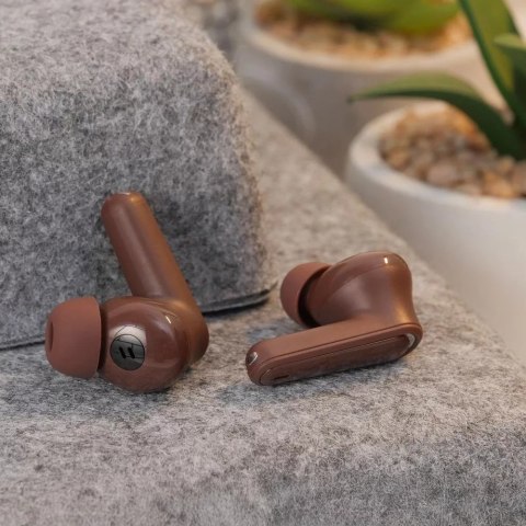 Hoco Słuchawki bezprzewodowe Bluetooth HOCO TWS EQ23 Etui ładujące Brązowe Hoco Słuchawki bezprzewodowe Bluetooth HOCO TWS EQ23 Etui ładujące Brązowe