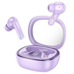 Hoco Słuchawki bezprzewodowe Bluetooth HOCO TWS EQ6 Etui ładujące Fioletowe