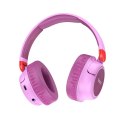 Hoco Słuchawki bezprzewodowe nauszne Bluetooth HOCO W43 Fioletowe Różowe