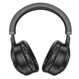 Hoco Słuchawki bezprzewodowe nauszne Bluetooth HOCO W48 LED RGB Czarne