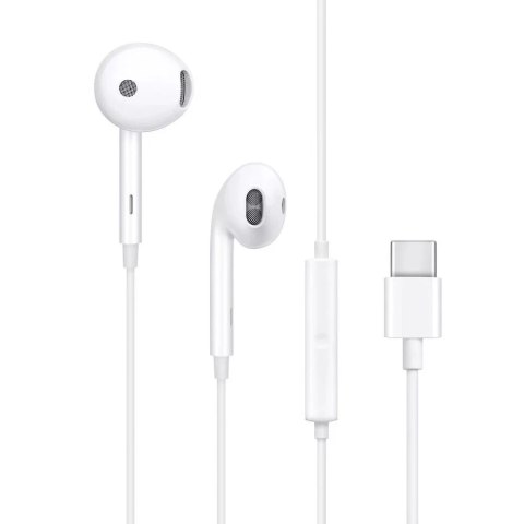Huawei Słuchawki OPPO MH135-3 USB-C z Mikrofonem i Pilotem Douszne Białe Huawei Słuchawki OPPO MH135-3 USB-C z Mikrofonem i Pilotem Douszne Białe