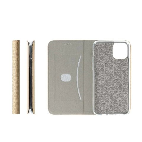 Marka niezdefiniowana Etui Kabura SENSITIVE Book do Xiaomi Redmi Note 14 Pro Złoty Stand 360 Marka niezdefiniowana Etui Kabura SENSITIVE Book do Xiaomi Redmi Note 14 Pro Złoty Stand 360