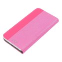 Marka niezdefiniowana Kabura SENSITIVE Book do SAMSUNG S25 Edge różowy Stand 360 CASE