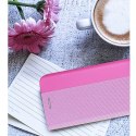 Marka niezdefiniowana Kabura SENSITIVE Book do SAMSUNG S25 Edge różowy Stand 360 CASE