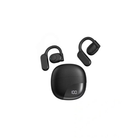 Wiwu Słuchawki bezprzewodowe ergonomiczne WiWU OWS Openbuds T20 Czarne Wiwu Słuchawki bezprzewodowe ergonomiczne WiWU OWS Openbuds T20 Czarne