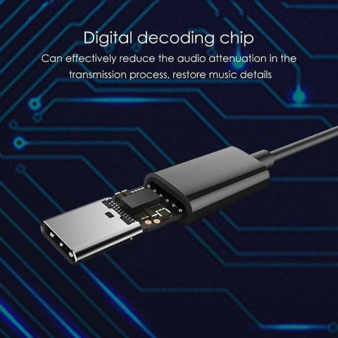 Xiaomi XIAOMI oryginalne słuchawki przewodowe Typ C z mikrofonem czarne Douszne Xiaomi XIAOMI oryginalne słuchawki przewodowe Typ C z mikrofonem czarne Douszne